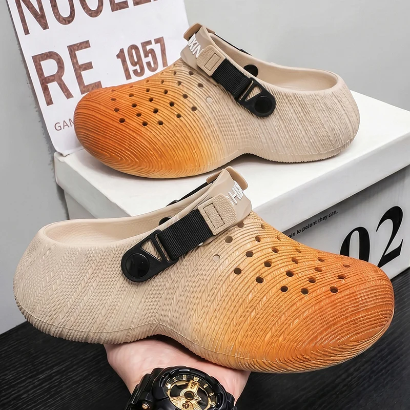 2026 New Summer Fashion Couple Slippers EVA Baotou Men's Sandals Outdoor Thick Bottom Hole Shoes Luxury Beach Men Garden Shoes
2026 New Summer Fashion Couple Slippers EVA Baotou Men's Sandals Outdoor Thick Bottom Hole Shoes Luxury Beach Men Garden Shoes