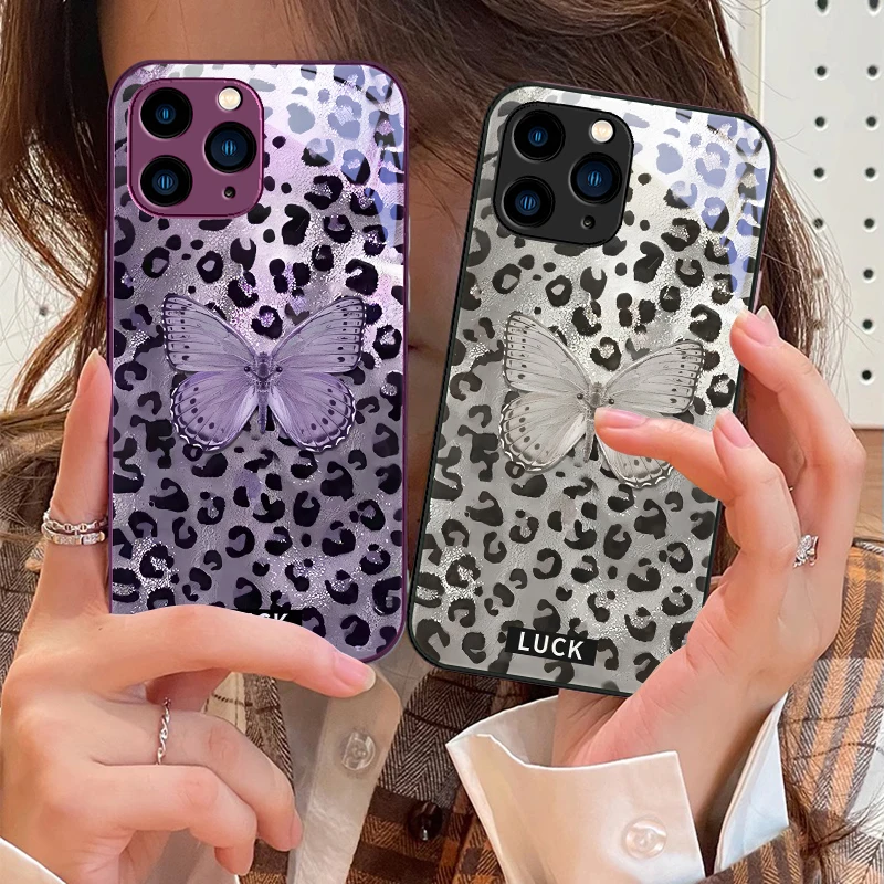 Banwen Butterfly Colorful New For IPhone 16 Pro Max 15 Pro 14 13 12 Mini 11 XS Max XR 7 8 Plu SE 2022 Tempered Glass Phone Case
Banwen Butterfly Colorful New For IPhone 16 Pro Max 15 Pro 14 13 12 Mini 11 XS Max XR 7 8 Plu SE 2022 Tempered Glass Phone Case