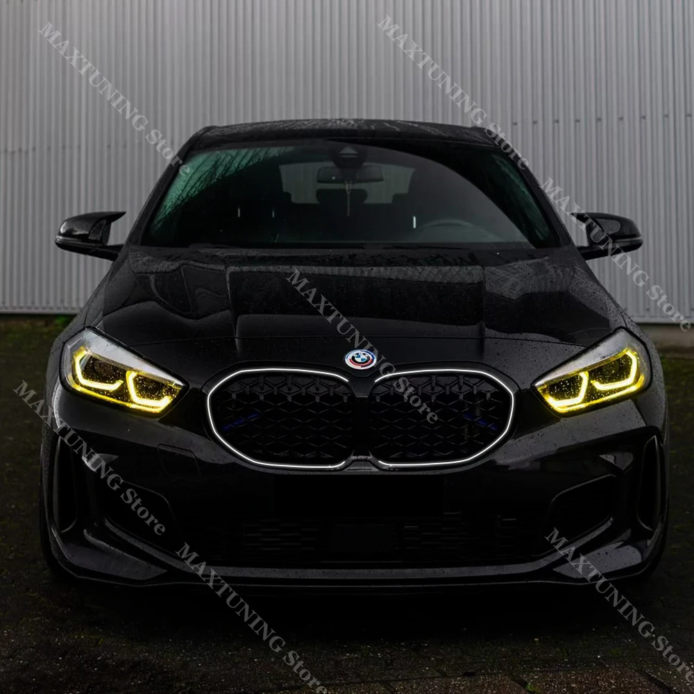 For BMW 1 Series F40 118i 128ti M135i 2019-2024 Gloss Black Front Kidney Grille LED Light Grill Racing Dual Slat Diamond Style
For BMW 1 Series F40 118i 128ti M135i 2019-2024 Gloss Black Front Kidney Grille LED Light Grill Racing Dual Slat Diamond Style
