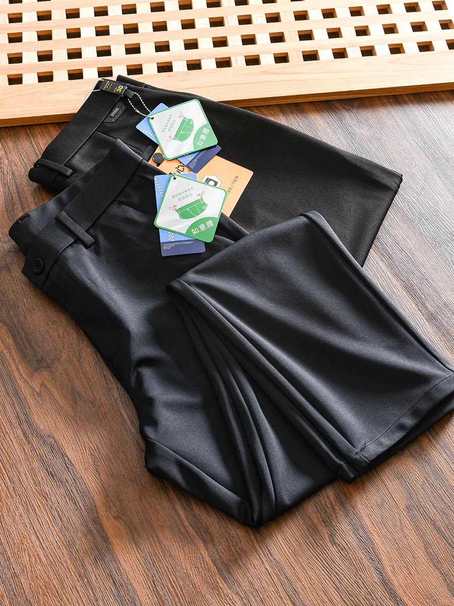 Thickened Warm Men's Autumn Winter Fashion Business Pure Color Elastic Straight Leg Casual Long Pants Comfortable Straight Fit
Thickened Warm Men's Autumn Winter Fashion Business Pure Color Elastic Straight Leg Casual Long Pants Comfortable Straight Fit