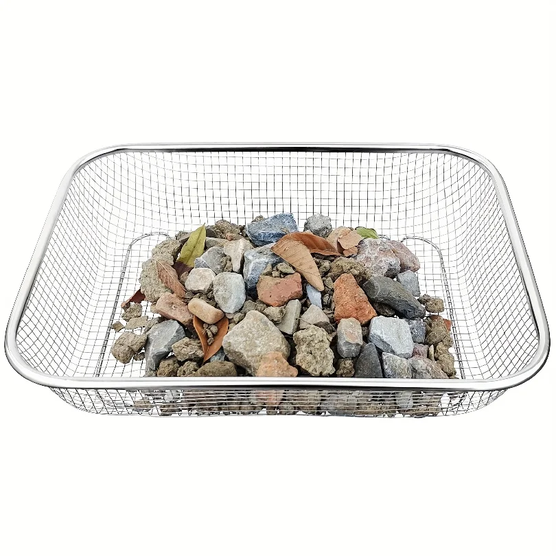 Stainless Steel Soil Sieve - Mesh Gardening Sieve for Rock Filtering, Composting and Sand, Durable and Anti-rust Hand Tools
Stainless Steel Soil Sieve - Mesh Gardening Sieve for Rock Filtering, Composting and Sand, Durable and Anti-rust Hand Tools