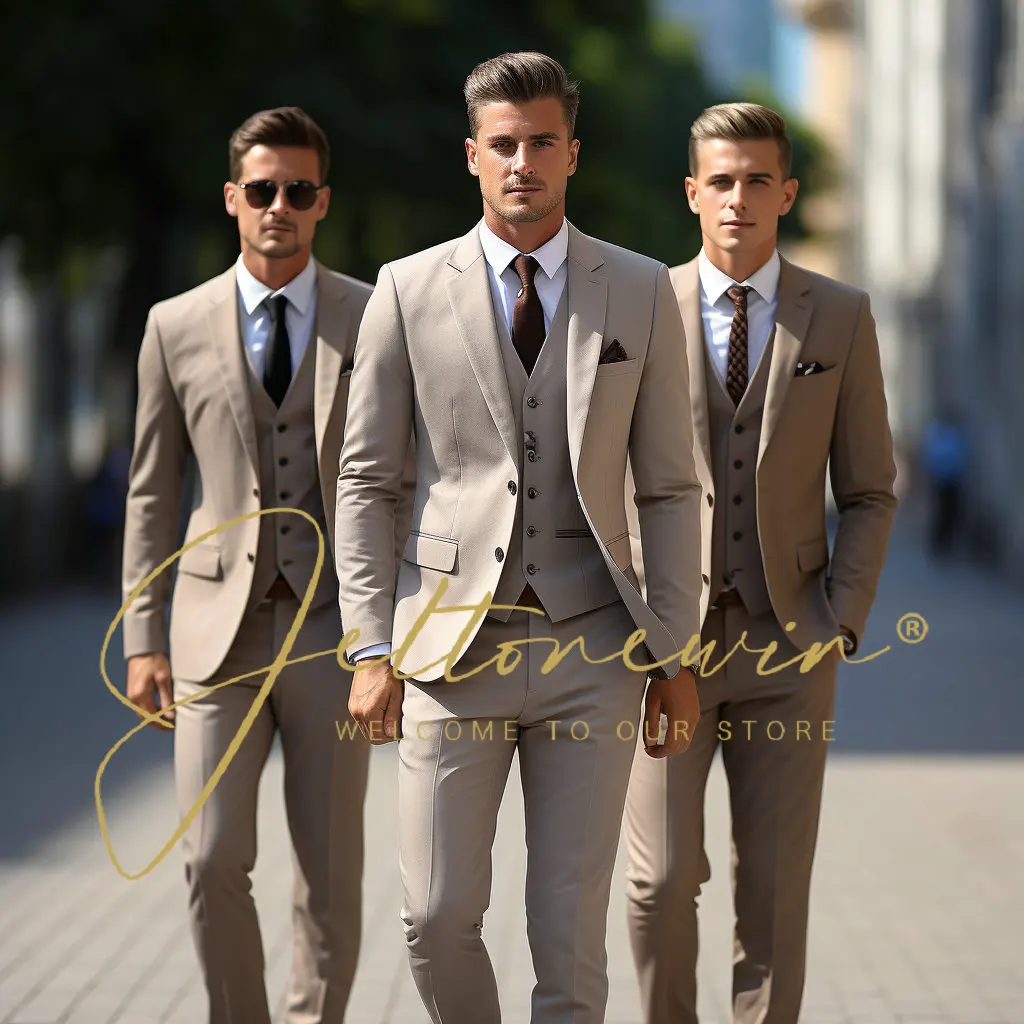 2024 High-quality solid color (suit + vest + trousers) Men's business formal suit 3 business suit bridegroom and best man
2024 High-quality solid color (suit + vest + trousers) Men's business formal suit 3 business suit bridegroom and best man