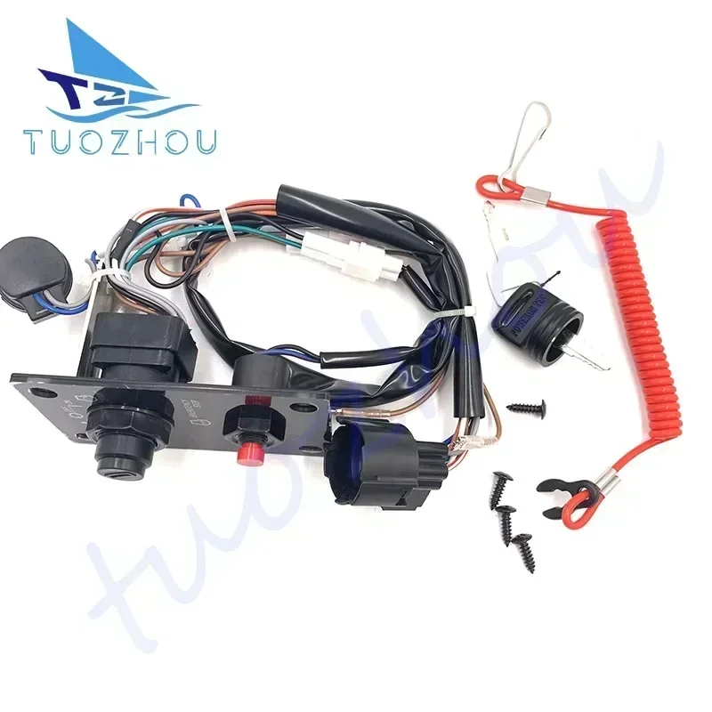 For Suzuki Outboard Engine Motor 37100-96J24 New Marine Single Ignition Key Switch Panel
For Suzuki Outboard Engine Motor 37100-96J24 New Marine Single Ignition Key Switch Panel