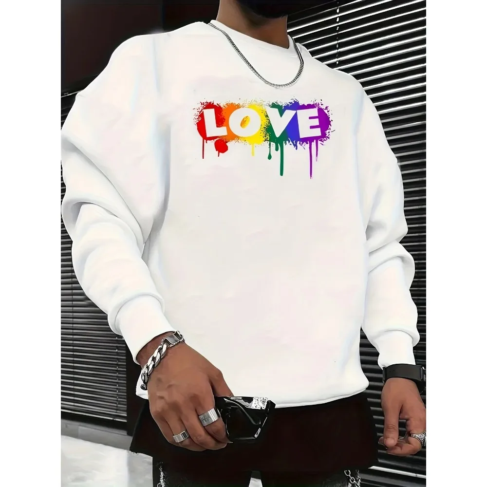 Letter Print Men's Crew Neck Sweatshirt Fashion Trend Loose Sports Boys Versatile Top Casual Workout Cloth Hiking Fishing Hoodie
Letter Print Men's Crew Neck Sweatshirt Fashion Trend Loose Sports Boys Versatile Top Casual Workout Cloth Hiking Fishing Hoodie
