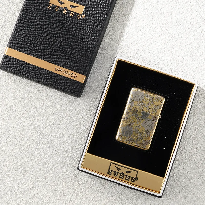 Zorro Z790 Двусторонняя мелкорезанная медная оболочка, высококачественная керосиновая зажигалка, подарки для самостоятельного использования, чтобы показать вкус и стиль
Zorro Z790 Двусторонняя мелкорезанная медная оболочка, высококачественная керосиновая зажигалка, подарки для самостоятельного использования, чтобы показать вкус и стиль