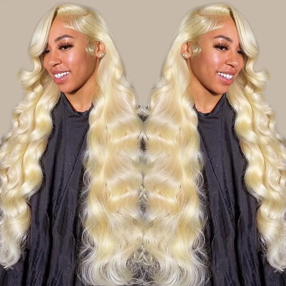 613 Blonde Body Wave Wig Human Hair 13x4 13x6 HD Lace Front Wig with PrePlucked Hairline 30 Inch Lace Wigs for Women Hair Wigs
613 Blonde Body Wave Wig Human Hair 13x4 13x6 HD Lace Front Wig with PrePlucked Hairline 30 Inch Lace Wigs for Women Hair Wigs