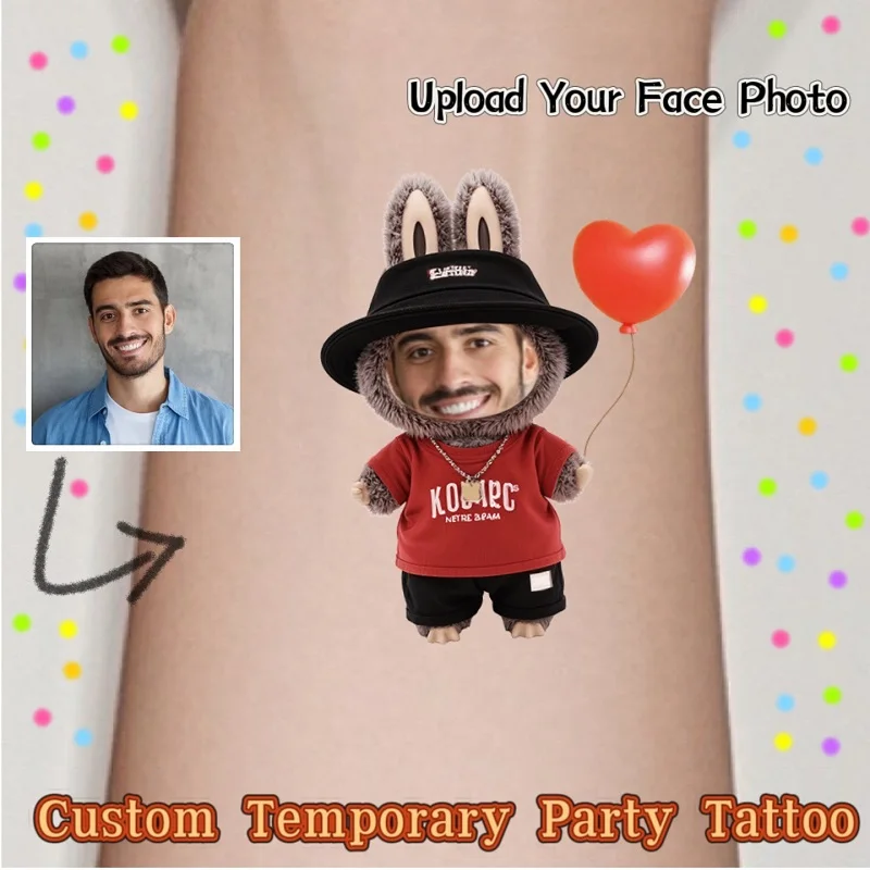 customizable Labubu temporary tattoo sticker personalized cartoon kids children birthday gift 15 PCS party personalization makeu
customizable Labubu temporary tattoo sticker personalized cartoon kids children birthday gift 15 PCS party personalization makeu