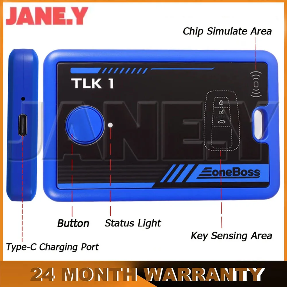 JANE.Y - EONEBOSS TLK1 Remote Key Fob Unlock Tool Device For Toyota For Lexus 8A AA BA B9 B8 Chip Locksmith Reset Prog
JANE.Y - EONEBOSS TLK1 Remote Key Fob Unlock Tool Device For Toyota For Lexus 8A AA BA B9 B8 Chip Locksmith Reset Prog