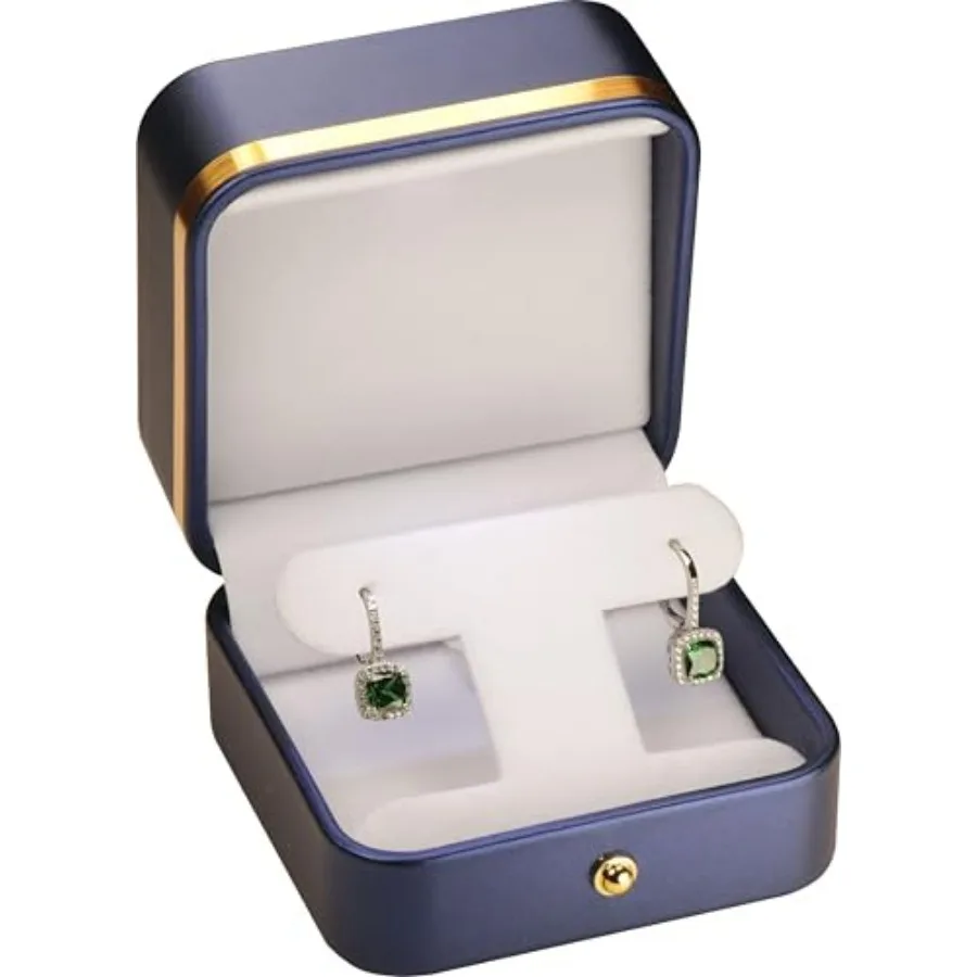 T Style Earring Gift Box for Dangling, Hoop and Leverback Earrings Luxury PU Leather Material Multiple Use Necklace Earring Sto
T Style Earring Gift Box for Dangling, Hoop and Leverback Earrings Luxury PU Leather Material Multiple Use Necklace Earring Sto