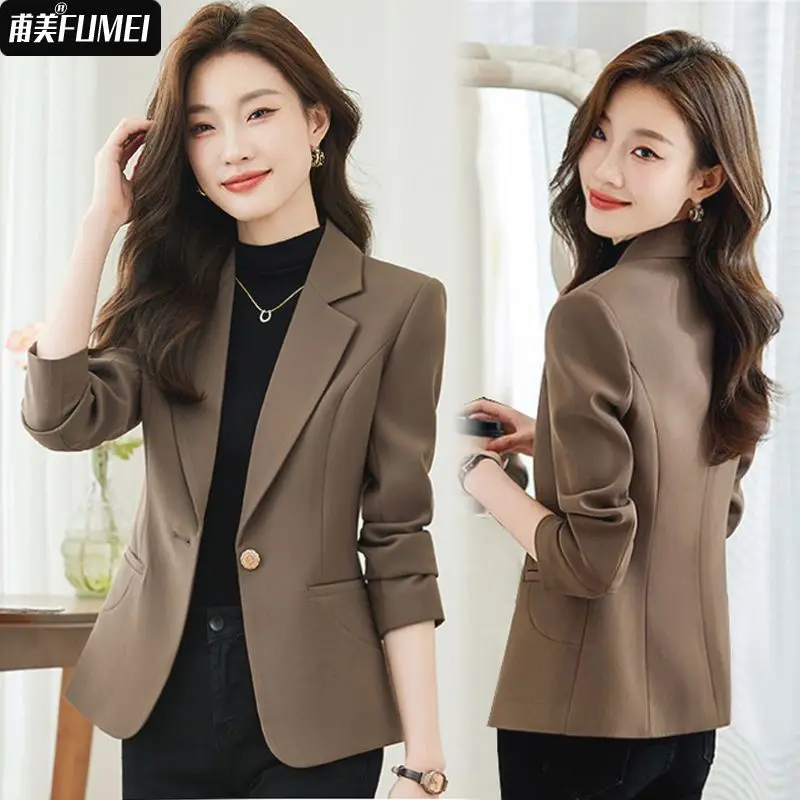 Autumn Blazers Femme Fashion Office Lady Formal Jackets Coats 2024 Korean Elegant Outerwears Long Sleeve Casual Suit Blazer
Autumn Blazers Femme Fashion Office Lady Formal Jackets Coats 2024 Korean Elegant Outerwears Long Sleeve Casual Suit Blazer