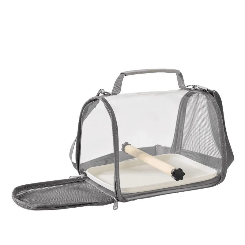 Transparent parrot out portable bird bag Peony Xuanfeng travel bag bird handbag to take out
Transparent parrot out portable bird bag Peony Xuanfeng travel bag bird handbag to take out