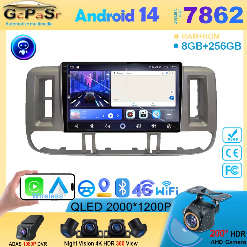 Android 14 For Nissan X-Trail X Trail 1 T30 2000-2009 Car Dvd Radio Stereo Multimedia Player GPS Navigation Wireless Carplay CPU
Android 14 For Nissan X-Trail X Trail 1 T30 2000-2009 Car Dvd Radio Stereo Multimedia Player GPS Navigation Wireless Carplay CPU