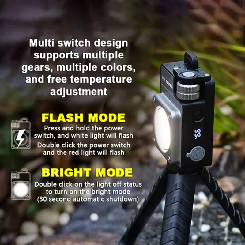 B08B-New Keychain Light 120-3500LM Rechargeable Flashlight Multifunctional Magnetic Base Portable 3000Mah Battery Work Light
B08B-New Keychain Light 120-3500LM Rechargeable Flashlight Multifunctional Magnetic Base Portable 3000Mah Battery Work Light
