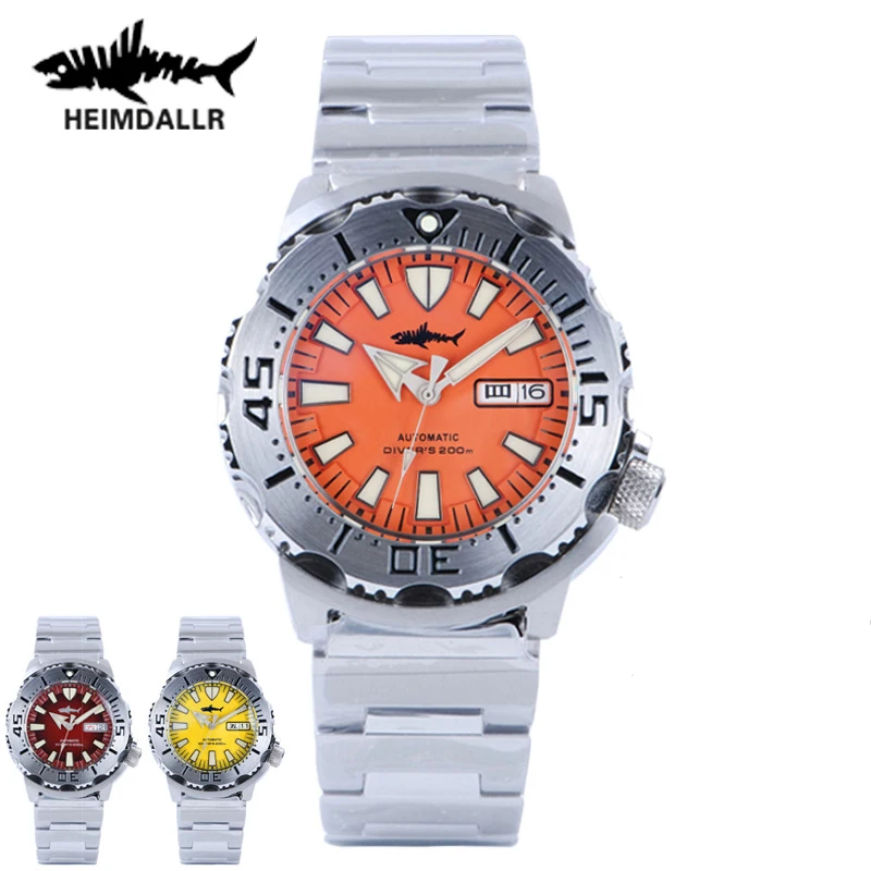 Heimdallr NH36A Automatic Diving Watch Luminous 200m Waterproof Sapphire Stainless Steel Mechanical Wristwatch Prospex Monster
Heimdallr NH36A Automatic Diving Watch Luminous 200m Waterproof Sapphire Stainless Steel Mechanical Wristwatch Prospex Monster
