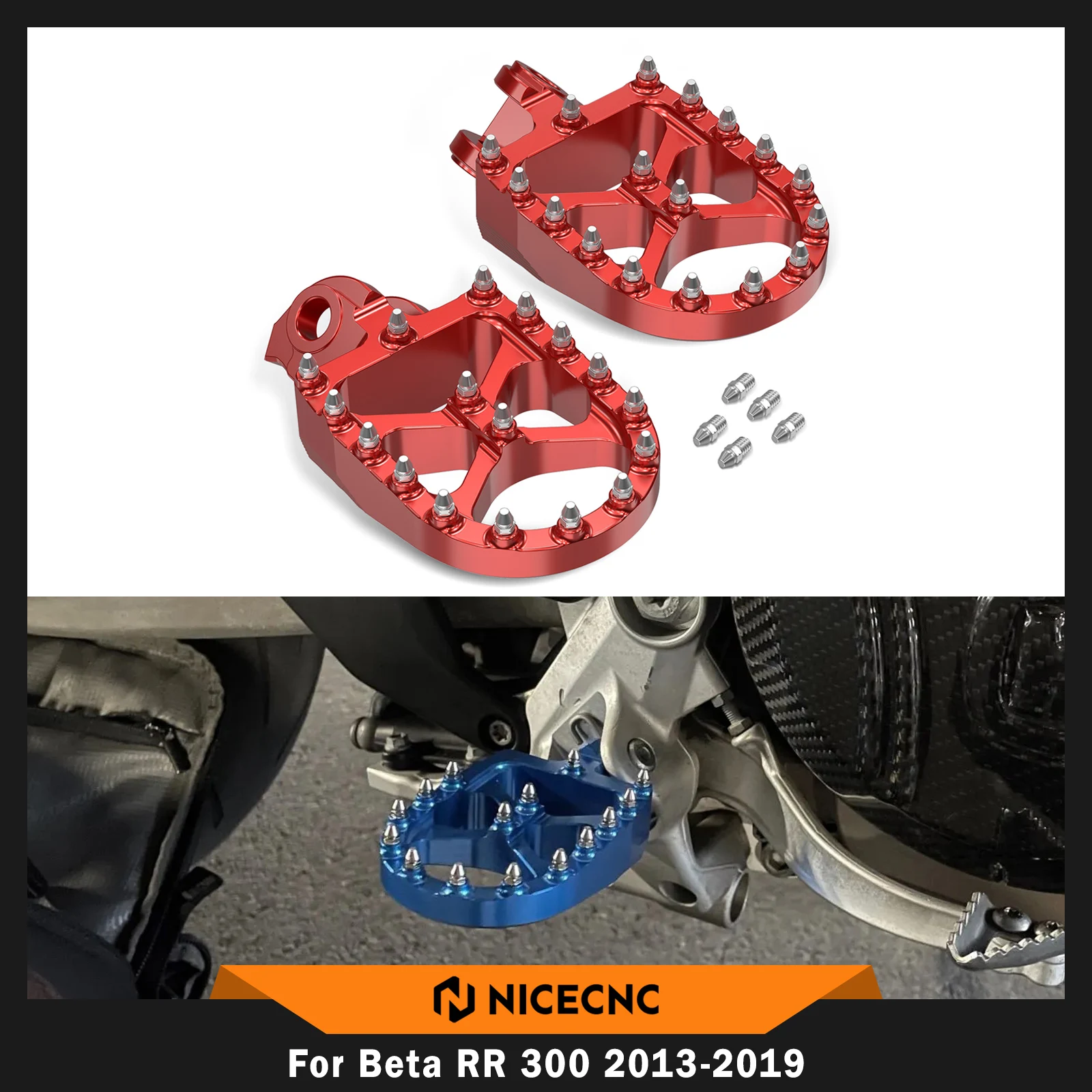 NICECNC For BETA Xtrainer 300 2015-2024 RR 300 RR 250 2013-2019 Foot pegs Footrest RR 125 RR 350 RR 390 RR 430 RR 450 RR 480 498
NICECNC For BETA Xtrainer 300 2015-2024 RR 300 RR 250 2013-2019 Foot pegs Footrest RR 125 RR 350 RR 390 RR 430 RR 450 RR 480 498