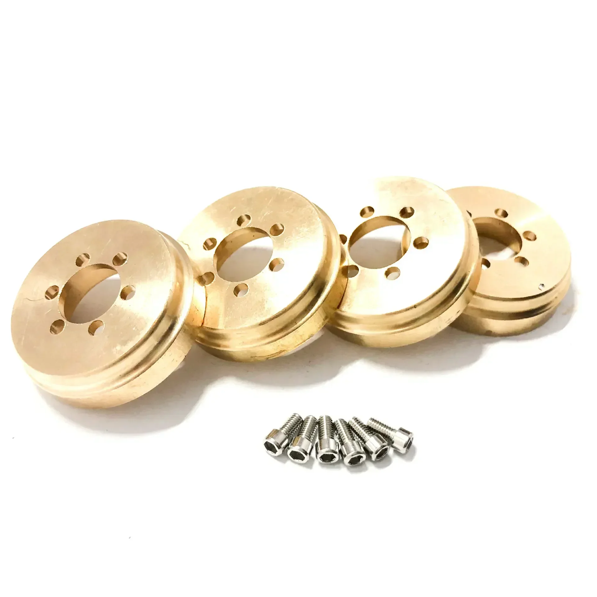 4pcs Brass 65g Internal Counterweight for 1.9 2.2 inch Wheel Rims Trxs TRX4 Axial SCX10 90046 D90 TF2 RC Crawler Upgrade Part
4pcs Brass 65g Internal Counterweight for 1.9 2.2 inch Wheel Rims Trxs TRX4 Axial SCX10 90046 D90 TF2 RC Crawler Upgrade Part