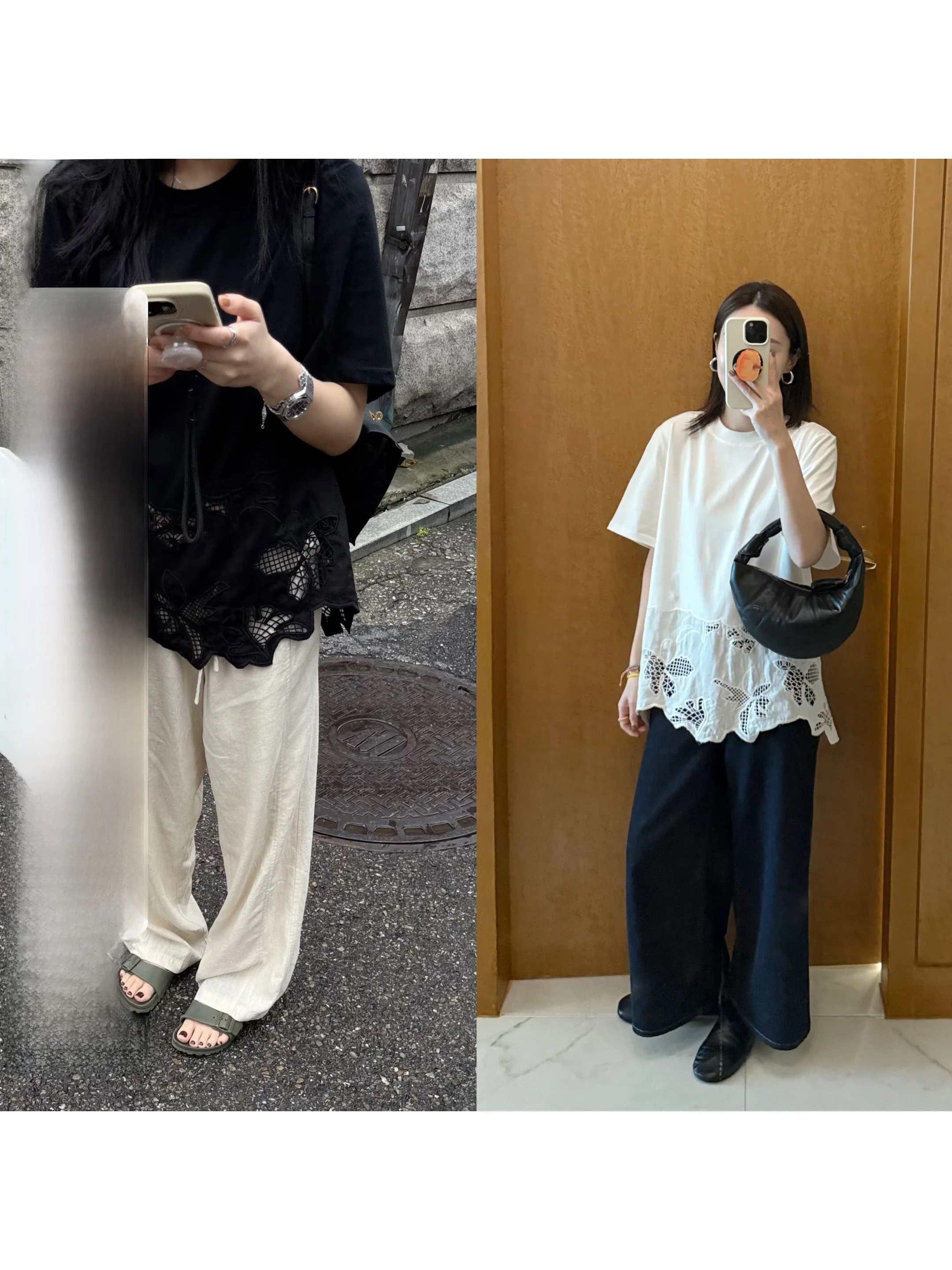 Elielim Fraant Heavy Embroidery ort Sve T-irt Women's New Sle Patchwork Loose Exquisite Top Casual Sle round Ne
Elielim Fraant Heavy Embroidery ort Sve T-irt Women's New Sle Patchwork Loose Exquisite Top Casual Sle round Ne