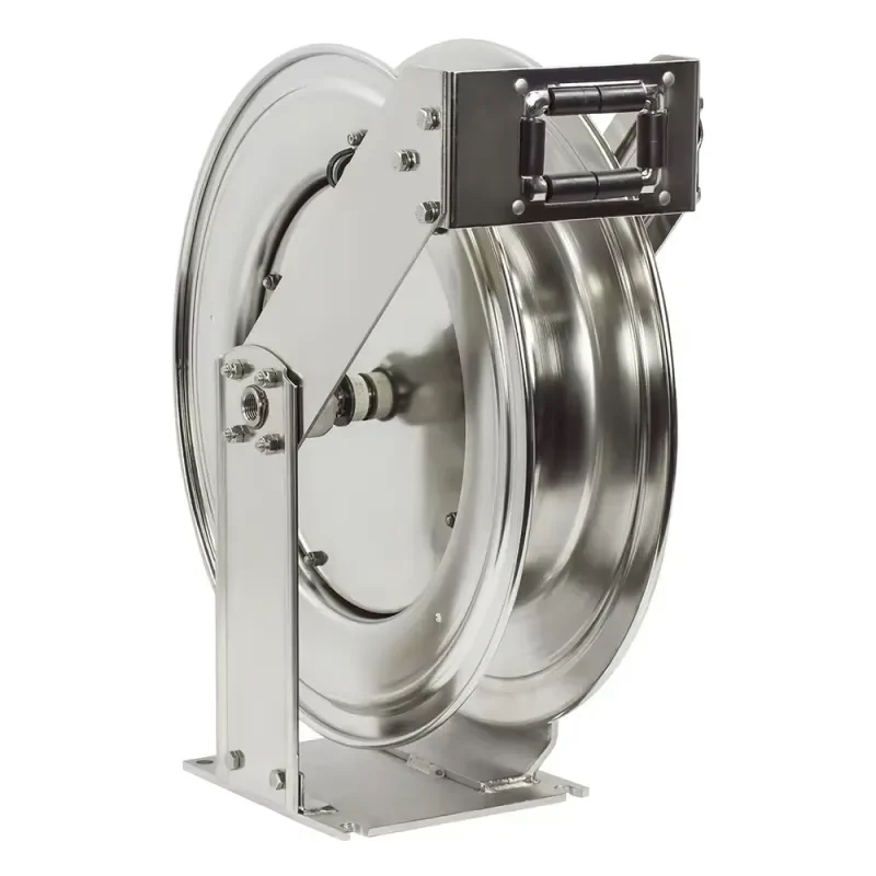 High Pressure Ss304 Spring Retractable Hose Reel Automatic Telescopic Metal Hose Reel
High Pressure Ss304 Spring Retractable Hose Reel Automatic Telescopic Metal Hose Reel