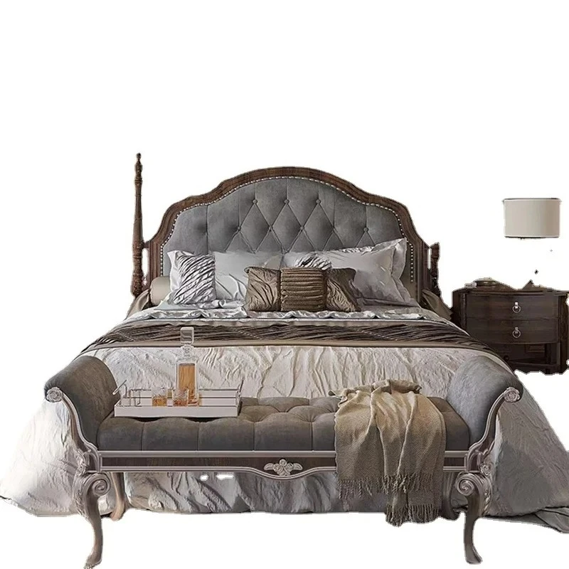 Retro Princess Bed Black Solid Wood Modern Minimalist 1 M 8 M Nordic and Japanese Style Bed &Breakfast Double Bed Master Bedroom
Retro Princess Bed Black Solid Wood Modern Minimalist 1 M 8 M Nordic and Japanese Style Bed &Breakfast Double Bed Master Bedroom