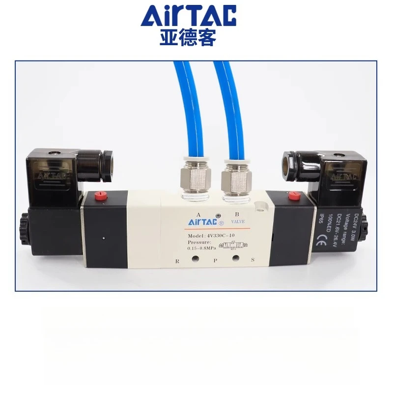 AirTac Solenoid Valve Three-position Five-way 4V330C/E/P-10/08 DC24V Reversing Control Valve Ac220v
AirTac Solenoid Valve Three-position Five-way 4V330C/E/P-10/08 DC24V Reversing Control Valve Ac220v