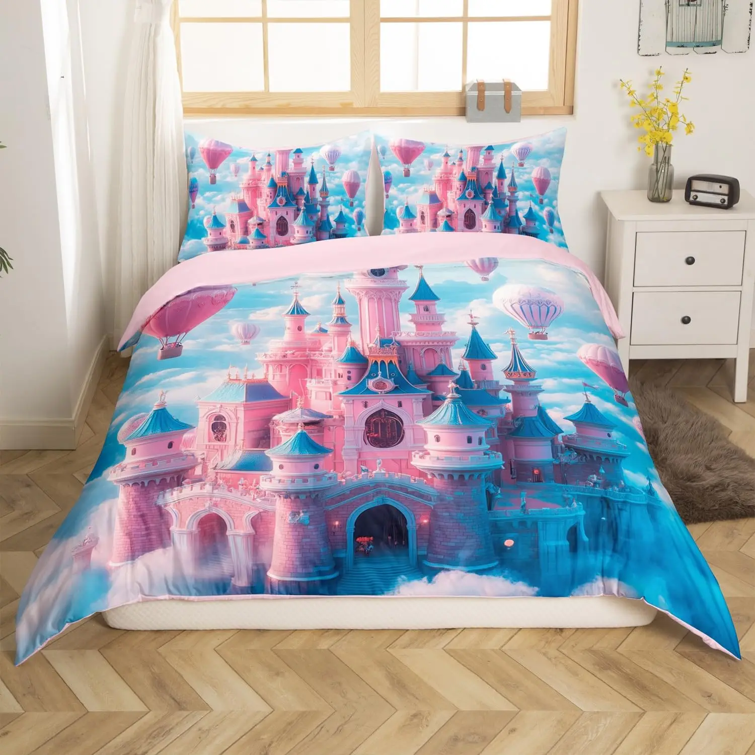Комплекты пододеяльников Castle для девочек Queen Twin Size Легкие пуховые пододеяльники Декор комнаты 2 наволочки 1 пододеяльник без одеяла
Комплекты пододеяльников Castle для девочек Queen Twin Size Легкие пуховые пододеяльники Декор комнаты 2 наволочки 1 пододеяльник без одеяла