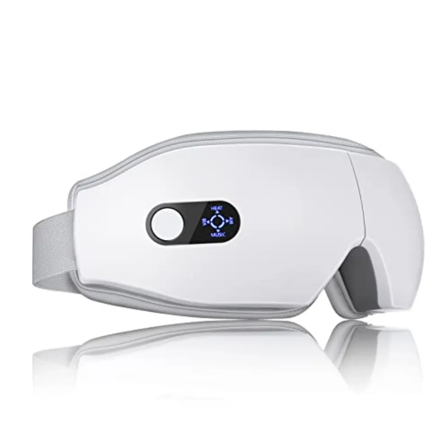 Eye Massager with Heat Vibration and Bluetooth Music for Migraine Headache Relief Cordless Heated Eye Mask with 6 Massage Modes
Eye Massager with Heat Vibration and Bluetooth Music for Migraine Headache Relief Cordless Heated Eye Mask with 6 Massage Modes