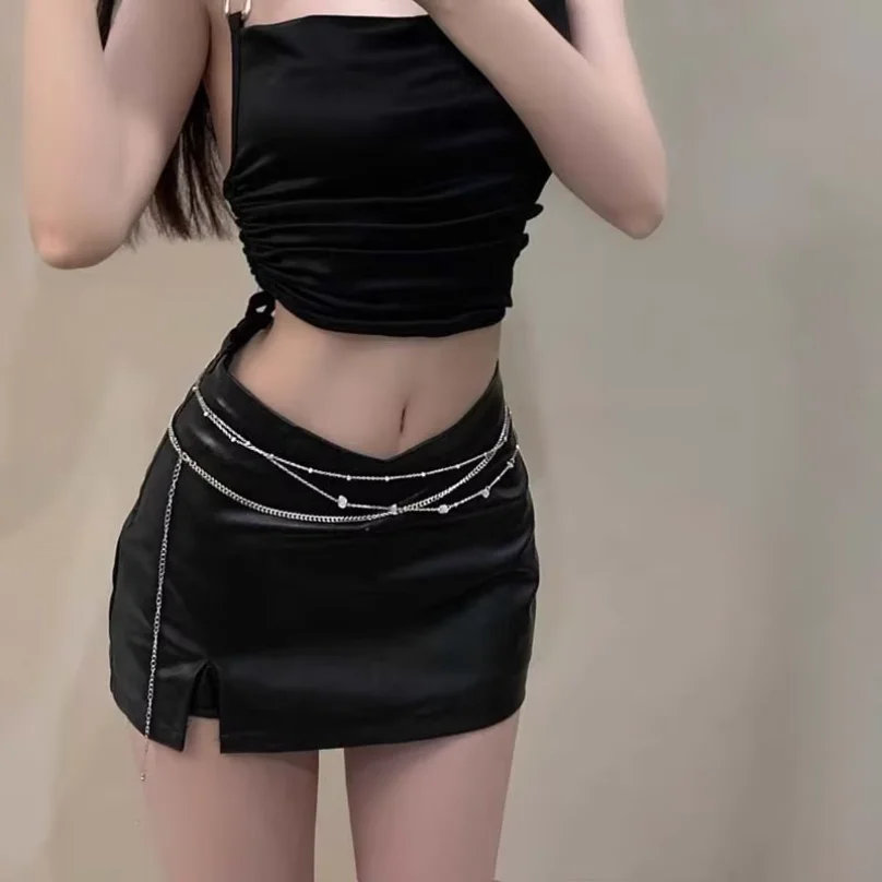 Sexy Multi Layer Chain Waist Chain for Women New Fashion Silver Color Metal Crystal Body Chain Y2K Bikini Jewelry Accessories
Sexy Multi Layer Chain Waist Chain for Women New Fashion Silver Color Metal Crystal Body Chain Y2K Bikini Jewelry Accessories