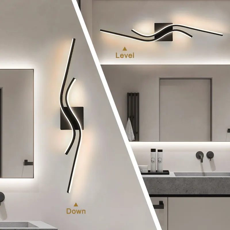 Interior LED Wall Lamps Wall Sconce for Bathroom Aluminum AC85-265V LED Wall Sconce Wall Lighting Fixtures for Foyer Bedroom
Interior LED Wall Lamps Wall Sconce for Bathroom Aluminum AC85-265V LED Wall Sconce Wall Lighting Fixtures for Foyer Bedroom