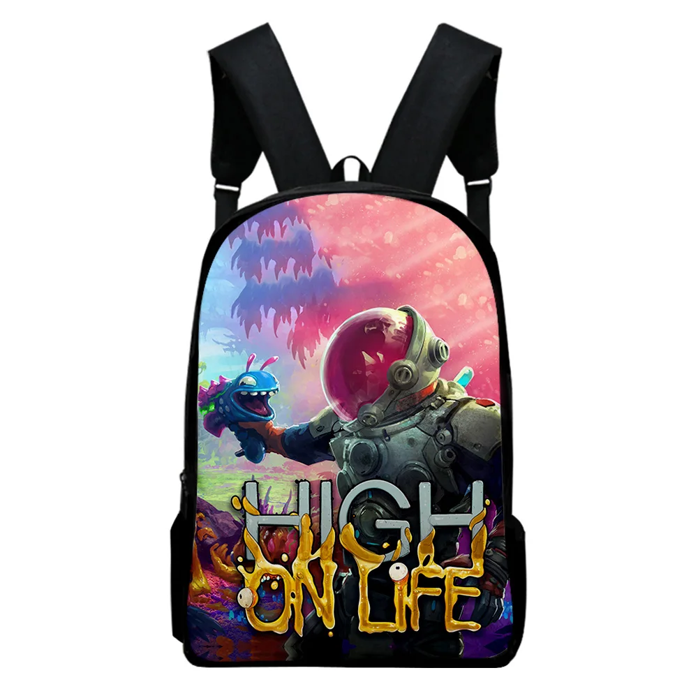 High on Life Anime Backpack School Bag Adult Kids Bags Unisex Backpack 2023 Casual Style Daypack Harajuku Bags
High on Life Anime Backpack School Bag Adult Kids Bags Unisex Backpack 2023 Casual Style Daypack Harajuku Bags