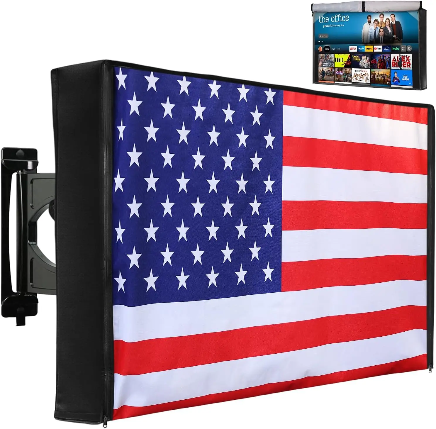 Outdoor TV Cover 52-55 Inch Heavy Duty 600D Oxford Waterproof with Zipper and Front Flap for Flat Screen
Outdoor TV Cover 52-55 Inch Heavy Duty 600D Oxford Waterproof with Zipper and Front Flap for Flat Screen