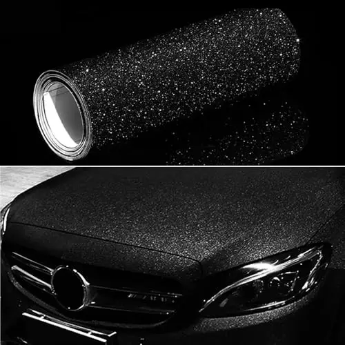 Black Sparkle Matte Vinyl Car Wrap Film With Air Release For DIY Auto Motorcycle Customization 78.7x11.8 Inch
Black Sparkle Matte Vinyl Car Wrap Film With Air Release For DIY Auto Motorcycle Customization 78.7x11.8 Inch