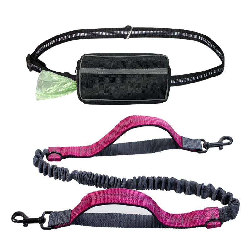 Handsfree Dogs leash running elasticity dog leash jogging hands free leash Double handle lead walking Waist Belt bag Reflective
Handsfree Dogs leash running elasticity dog leash jogging hands free leash Double handle lead walking Waist Belt bag Reflective