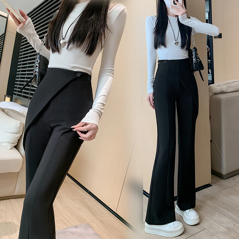 Women's Casual Flared Pants High Waist Elastic Trousers Spring New Sle Small Size plus Size MM Commute Artistic Sle
Women's Casual Flared Pants High Waist Elastic Trousers Spring New Sle Small Size plus Size MM Commute Artistic Sle