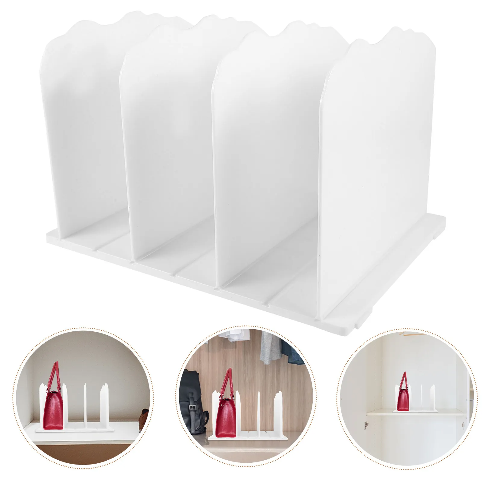 Handbag Storage Organizer Plastic Adjustable Divider Shelf Bag Compartment Gift Bag Organizer Closet Storage Rack Purse Holder
Handbag Storage Organizer Plastic Adjustable Divider Shelf Bag Compartment Gift Bag Organizer Closet Storage Rack Purse Holder