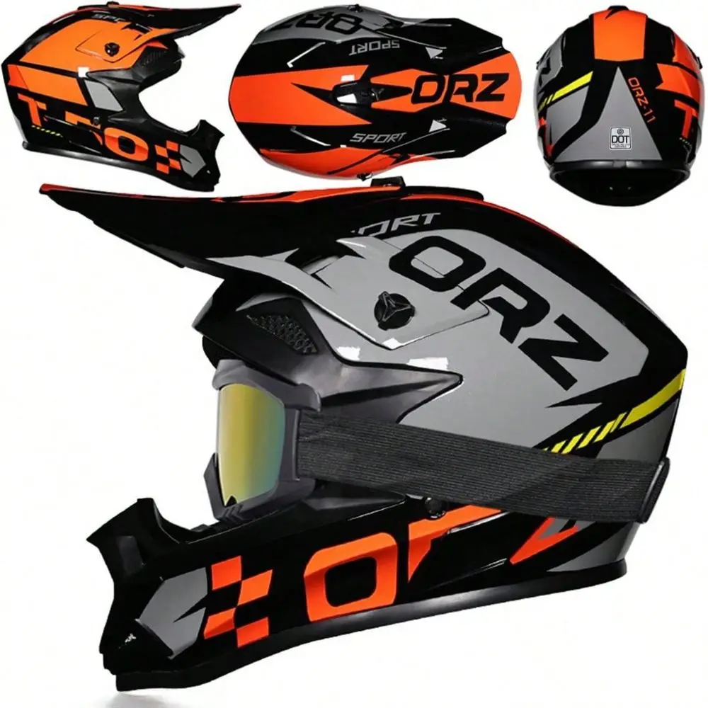 Motorcycle OffRo Racing Helmet Electric Bike Bicycle Helmet Mountain Bike Cycling Downhill Cap 4 Season Unisex He Protection
Motorcycle OffRo Racing Helmet Electric Bike Bicycle Helmet Mountain Bike Cycling Downhill Cap 4 Season Unisex He Protection
