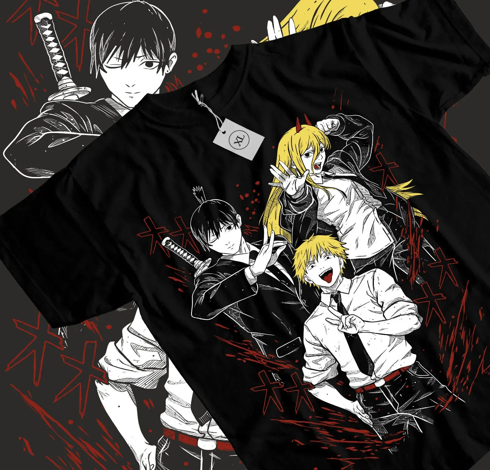 Chainsaw Man T-Shirt Denji and Makima T-Shirt Anime Manga T-Shirt Pochita Shirt
Chainsaw Man T-Shirt Denji and Makima T-Shirt Anime Manga T-Shirt Pochita Shirt