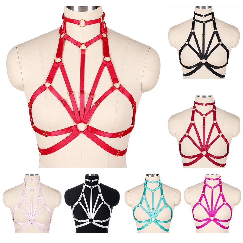Women Waist Belt Gothic Clothing Accessorie O-Ring Punk Top Harness Belts Body Cage Harajuku Chest Harness Suspenders
Women Waist Belt Gothic Clothing Accessorie O-Ring Punk Top Harness Belts Body Cage Harajuku Chest Harness Suspenders