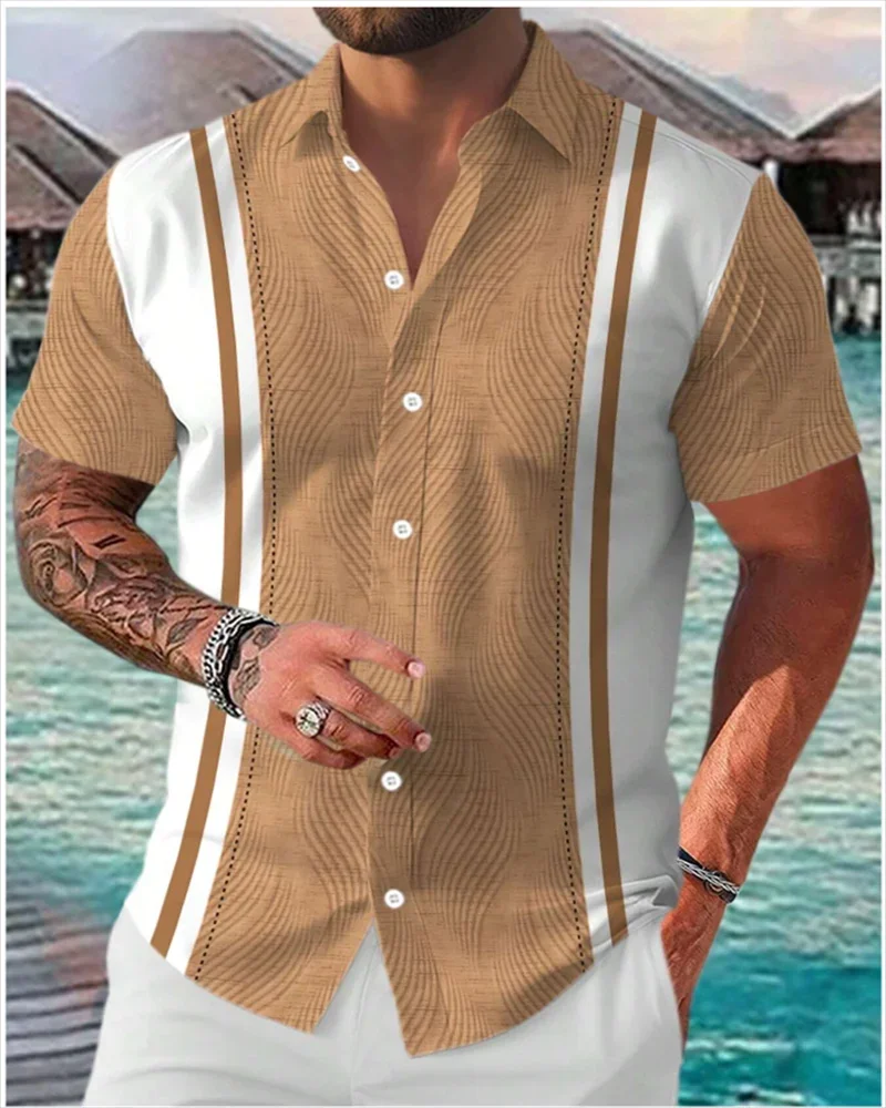 2024 The Hawaiian men's summer commute every day 6 color short-sleeved shirt casual lapel shirt increase XS-5XL fast delivery
2024 The Hawaiian men's summer commute every day 6 color short-sleeved shirt casual lapel shirt increase XS-5XL fast delivery