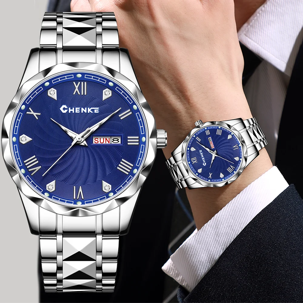 Stylish men’s steel-strap bracelet watch: casual, outdoor and sports-friendly water-resistant quartz watch reloj mujer
Stylish men’s steel-strap bracelet watch: casual, outdoor and sports-friendly water-resistant quartz watch reloj mujer
