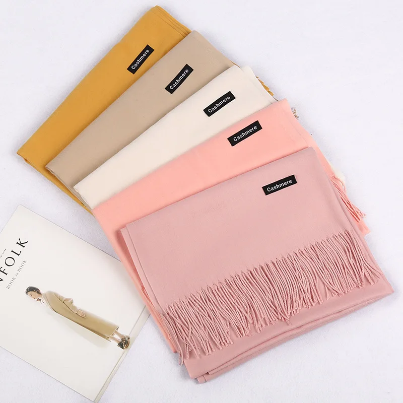Imitation Cashmere Women Winter Scarf Basic Solid Tassel Wrap Shawl Femme Bandana Stoles Bufandas Foulard Hijab Femme
Imitation Cashmere Women Winter Scarf Basic Solid Tassel Wrap Shawl Femme Bandana Stoles Bufandas Foulard Hijab Femme