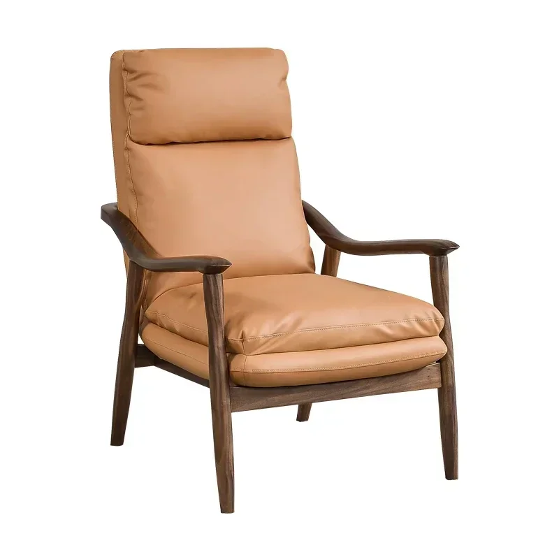 Nordic New Chinese Style Black Walnut Wood Lounge Chair Single Sofa Recliner Living Room Italian Leather
Nordic New Chinese Style Black Walnut Wood Lounge Chair Single Sofa Recliner Living Room Italian Leather