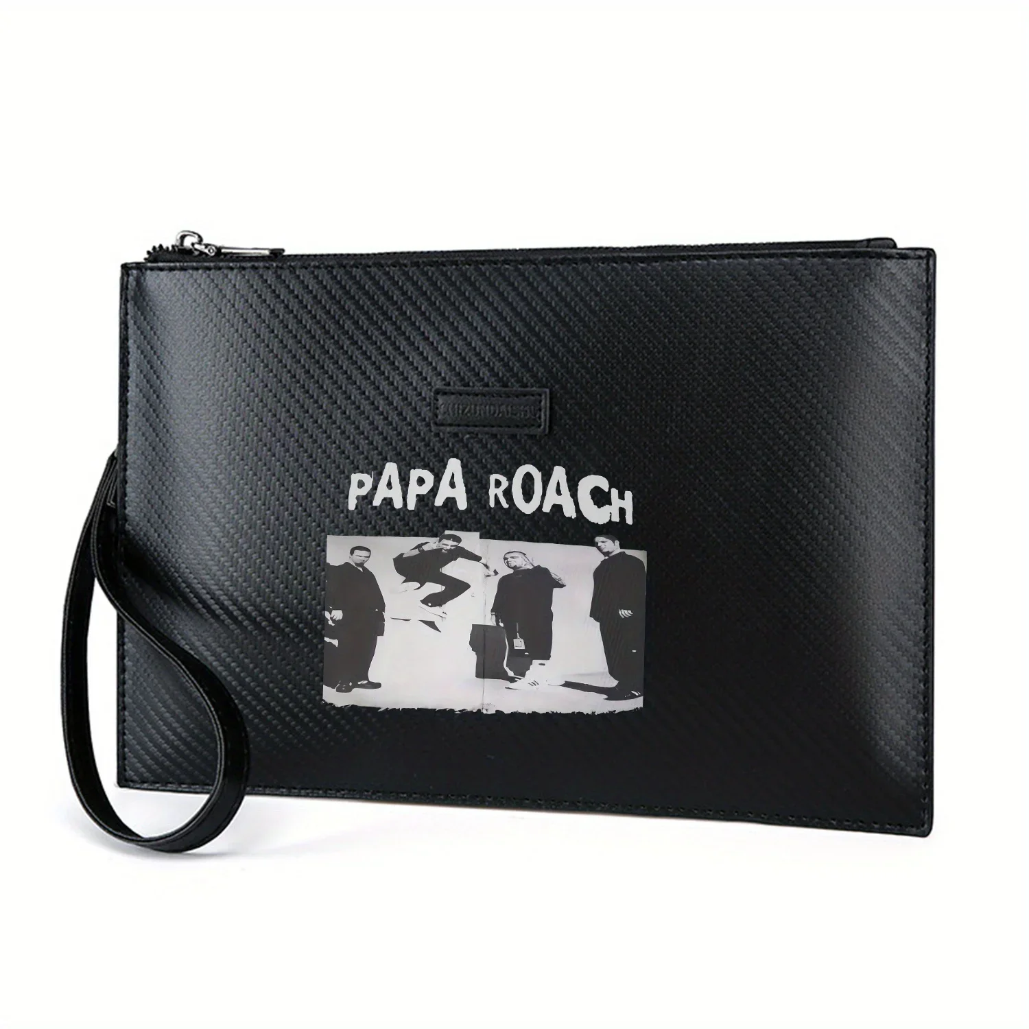 Papa Roach band members black and white Elegant Printed PU Men's Handbag Fashionable and Practical for Everyday Carry
Papa Roach band members black and white Elegant Printed PU Men's Handbag Fashionable and Practical for Everyday Carry