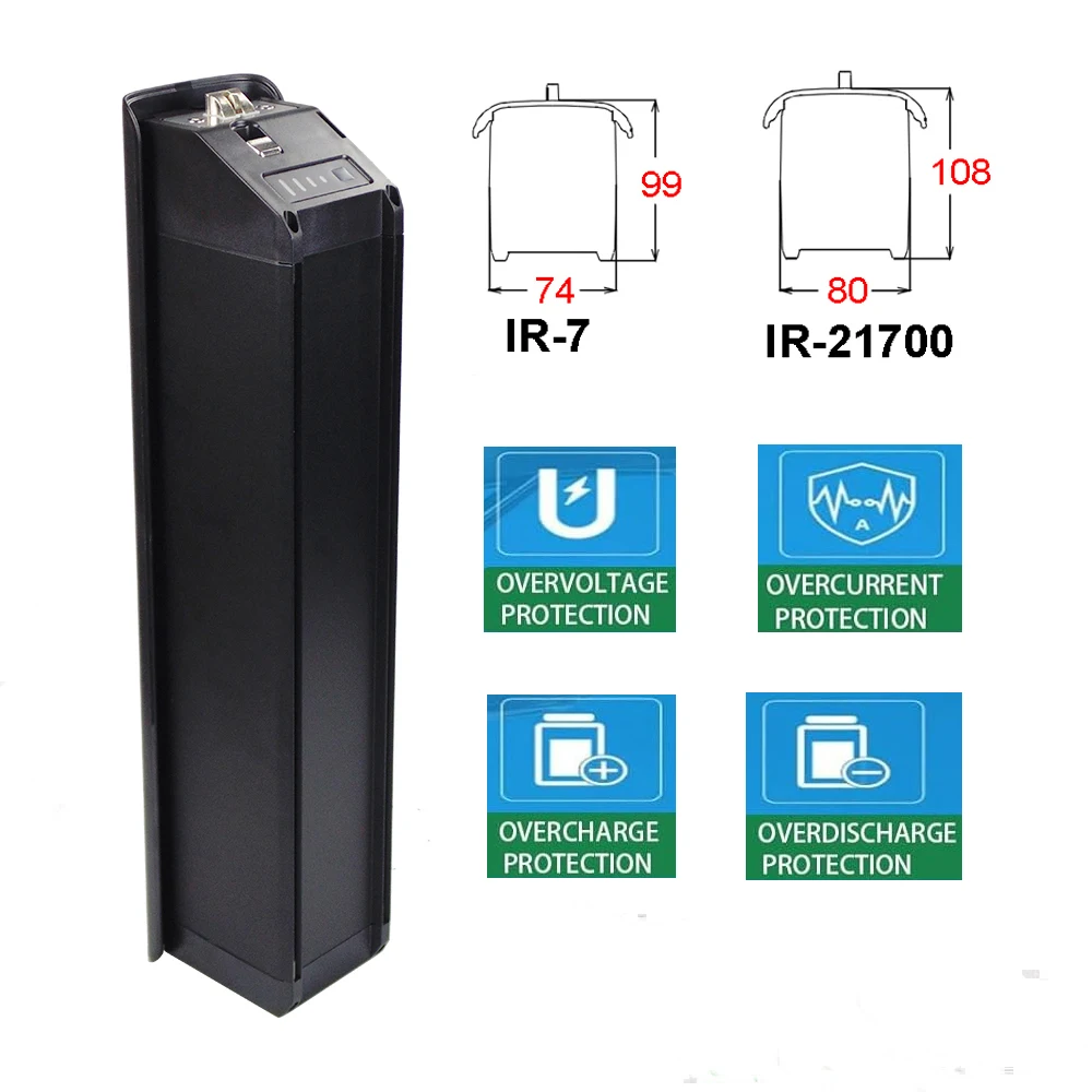 Литиевая батарея для электровелосипеда Rize Liberty Blade 2, 52 в, 15 Ач, 1000 Вт, X RX Pro, двойной aoстрейч, King Queen, Magicycle, Ocelot
Литиевая батарея для электровелосипеда Rize Liberty Blade 2, 52 в, 15 Ач, 1000 Вт, X RX Pro, двойной aoстрейч, King Queen, Magicycle, Ocelot