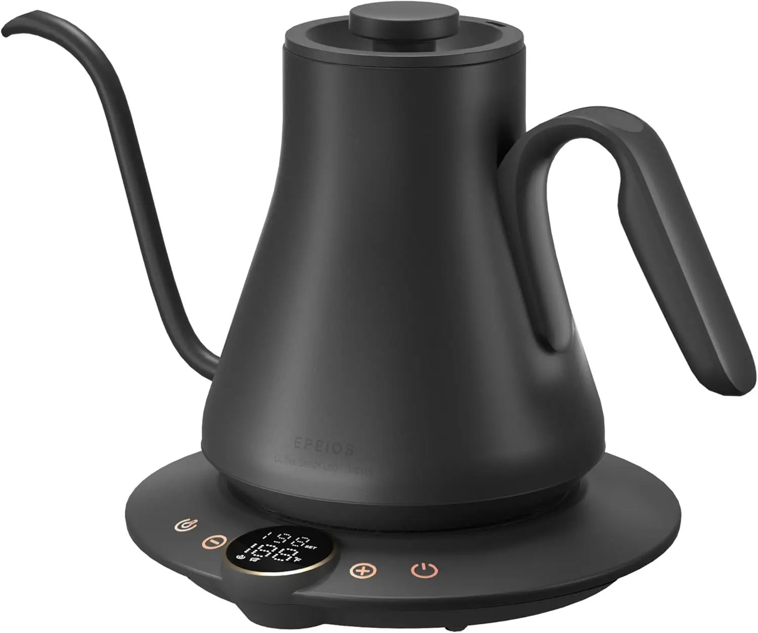 Electric Gooseneck Kettle with ±1℉ Control, Stainless Steel, Quick Heat for Coffee & Tea, 1500W/0.9L Black
Electric Gooseneck Kettle with ±1℉ Control, Stainless Steel, Quick Heat for Coffee & Tea, 1500W/0.9L Black