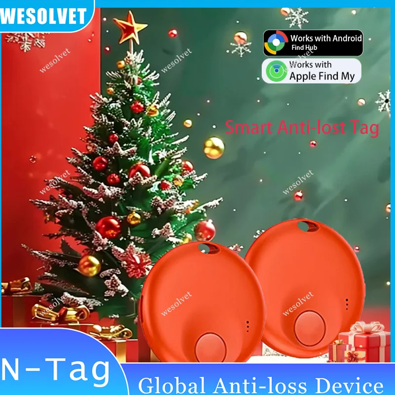 Christmas Gift Bluetooth Tracker Tag For Android Phones Work With Google Find Hub App Kids Pet Key Finder for Xiaomi for Samsung 
Christmas Gift Bluetooth Tracker Tag For Android Phones Work With Google Find Hub App Kids Pet Key Finder for Xiaomi for Samsung