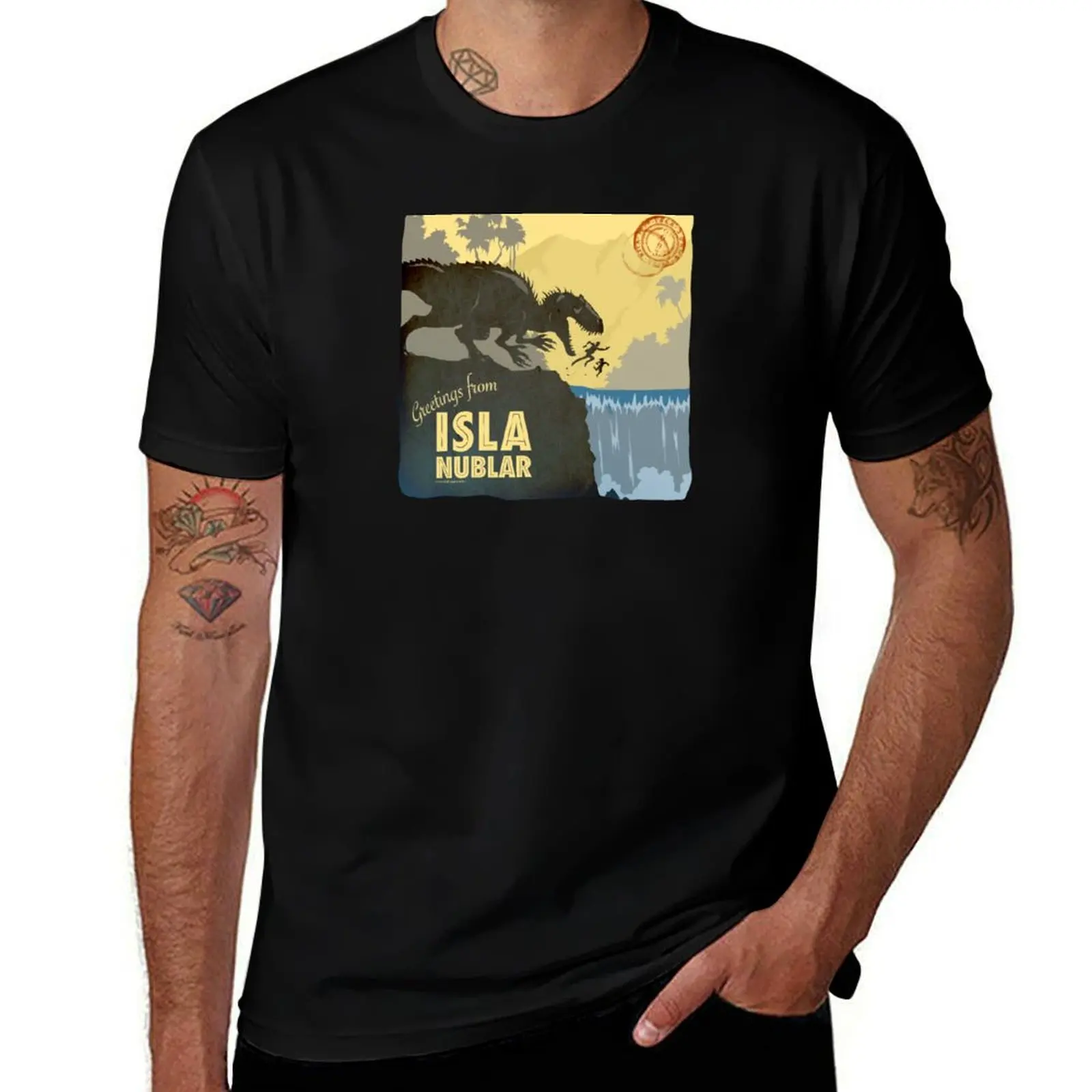 Greetings from ISLA Nublar - Indominus Rex (dark) T-Shirt Sports Basic Short Sleeve T-Shirt
Greetings from ISLA Nublar - Indominus Rex (dark) T-Shirt Sports Basic Short Sleeve T-Shirt
