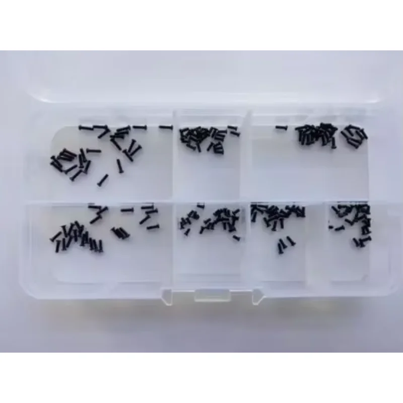 TBRHZMK 175pcs M1.2 Phillips Countersunk Screws Round Head Screw Bolts Tiny Bolt Kits High Quality
TBRHZMK 175pcs M1.2 Phillips Countersunk Screws Round Head Screw Bolts Tiny Bolt Kits High Quality