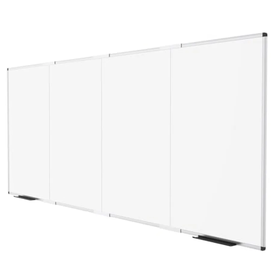 Magnetic Dry Erase Board 120 X 48 Inches Foldable Wall-Mounted Whiteboard with Silver Aluminum Frame and Marker Tray for School
Magnetic Dry Erase Board 120 X 48 Inches Foldable Wall-Mounted Whiteboard with Silver Aluminum Frame and Marker Tray for School