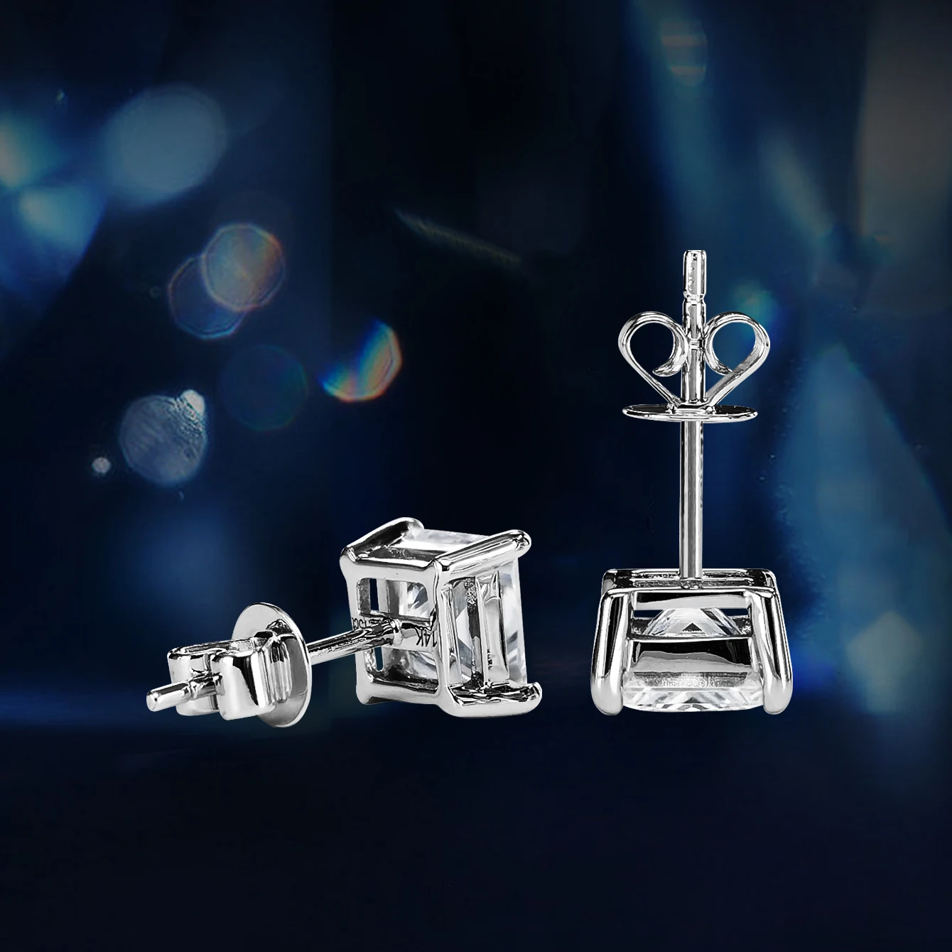6*6mm Stud Earring Moissanite Earrings for Women 925 Sterling Silver Earrings with Gra Certificate New 2025
6*6mm Stud Earring Moissanite Earrings for Women 925 Sterling Silver Earrings with Gra Certificate New 2025