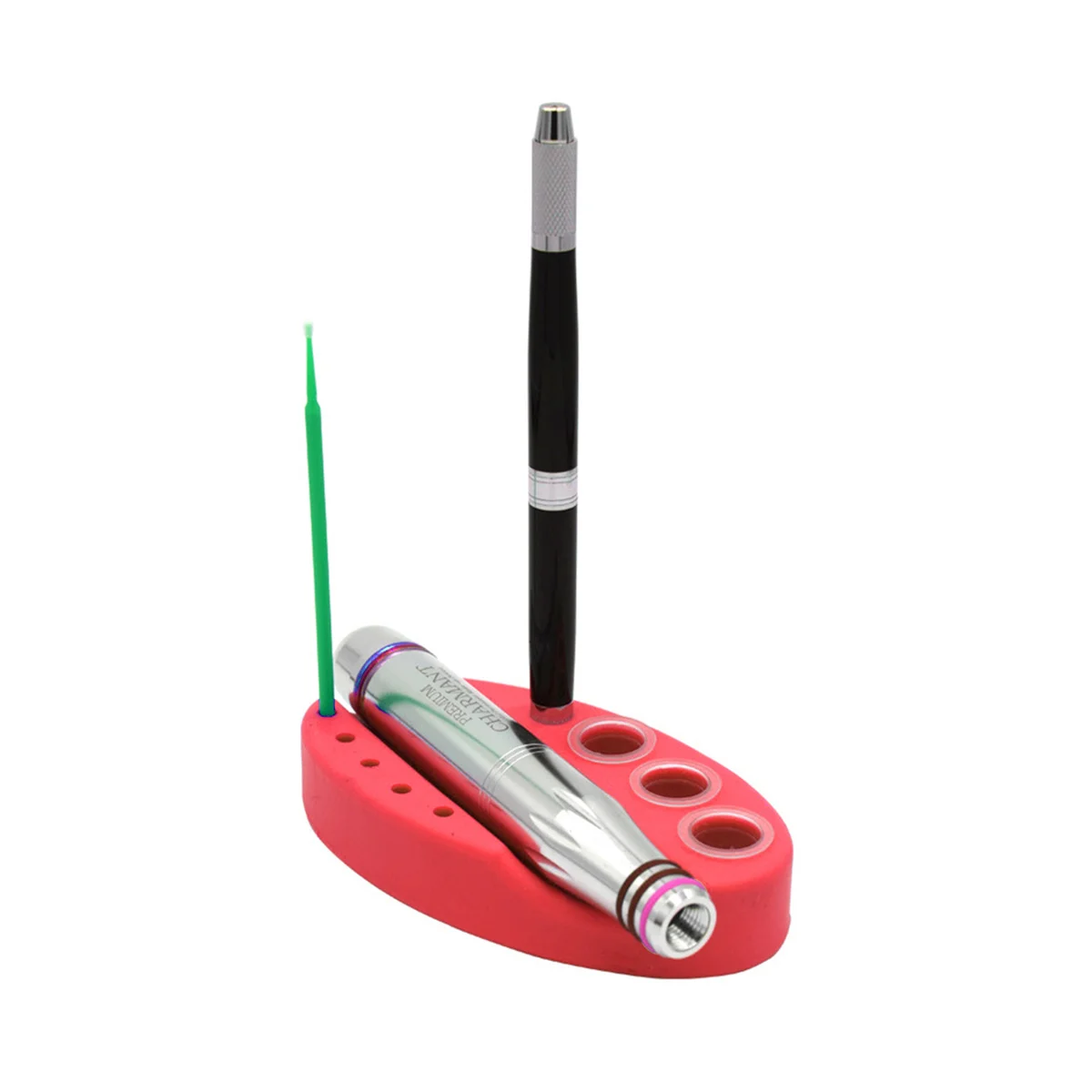 1pc Silicone Tattoo Pigment Holder Pen Cotton Swabs Tray Oval Stand For Eyebrow Work Ink Rack Pigment Cup Rack
1pc Silicone Tattoo Pigment Holder Pen Cotton Swabs Tray Oval Stand For Eyebrow Work Ink Rack Pigment Cup Rack